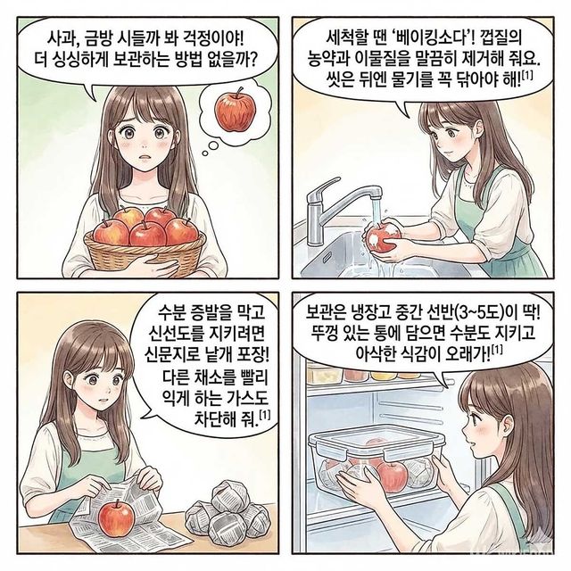 4컷 만화. / 위키푸디