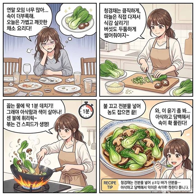 4컷 만화. / 위키푸디