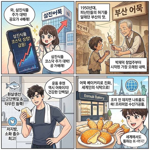 4컷 만화. / 위키푸디