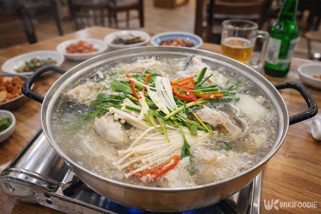 해장에 좋은 물메기탕의 모습이다. / 위키푸디