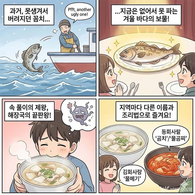 4컷 만화. / 위키푸디