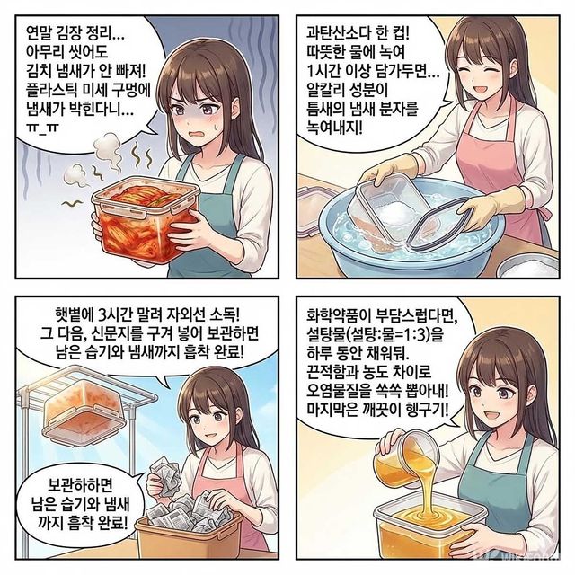 4컷 만화. / 위키푸디