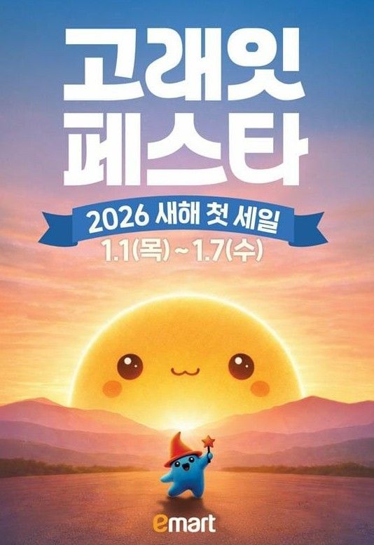 고래잇 페스타 1월 포스터. / 이마트 제공