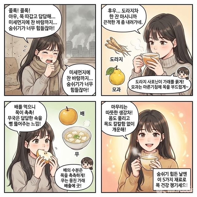 4컷 만화. / 위키푸디