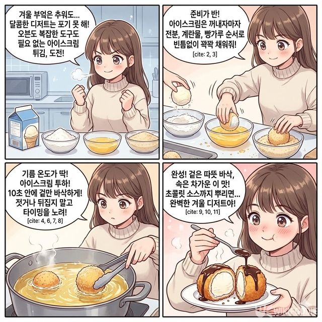 4컷 만화. / 위키푸디
