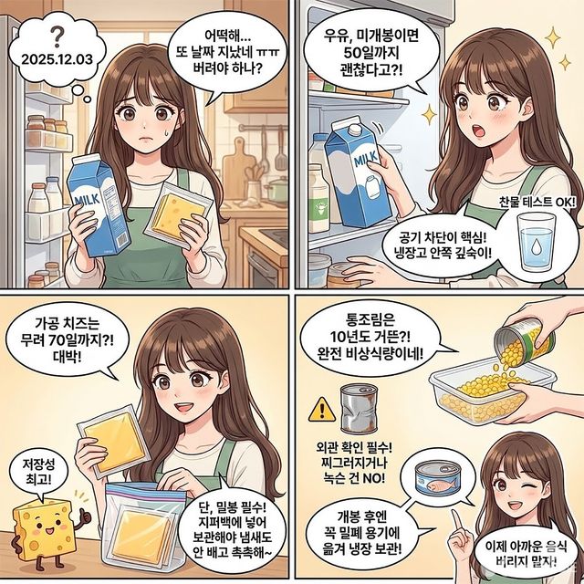 4컷 만화. / 위키푸디