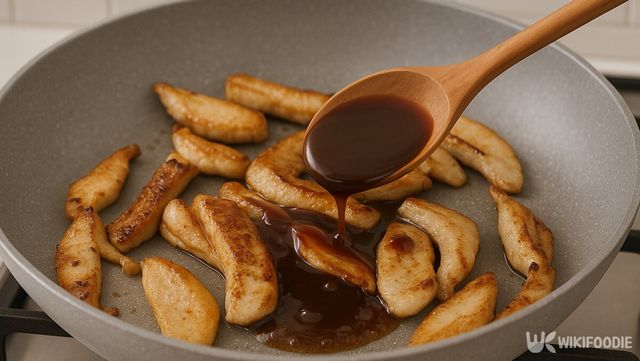 항정살 돈가스 소스 덮밥 자료사진. / 위키푸디