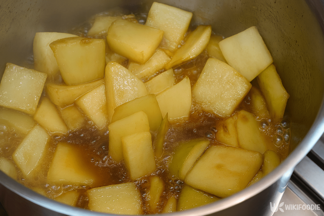 무정과를 만드는 자료 사진. / 위키푸디