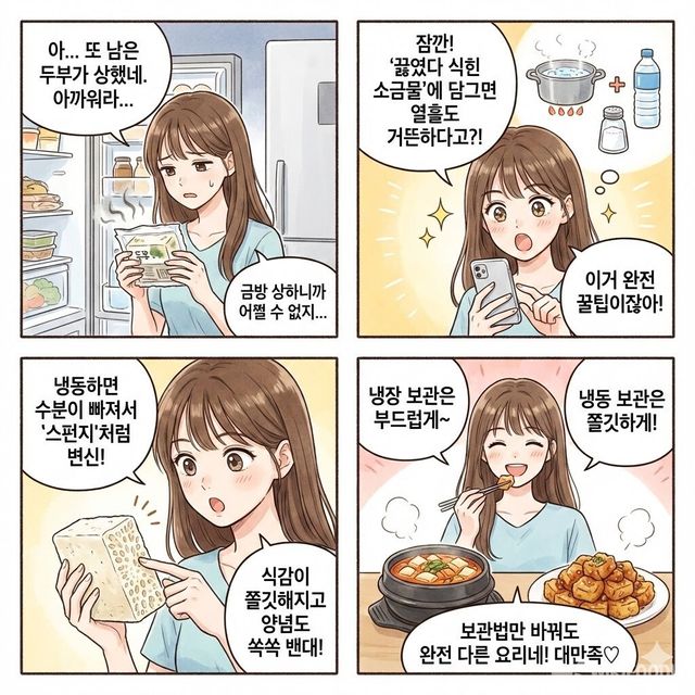 4컷 만화. / 위키푸디