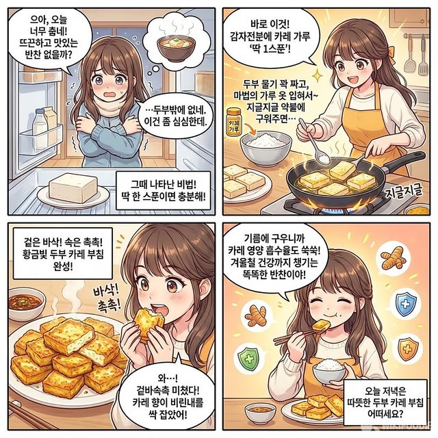 4컷 만화. / 위키푸디