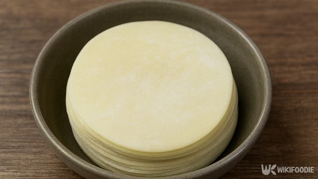 만두피 자료사진. / 위키푸디