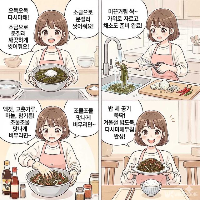 4컷 만화. / 위키푸디