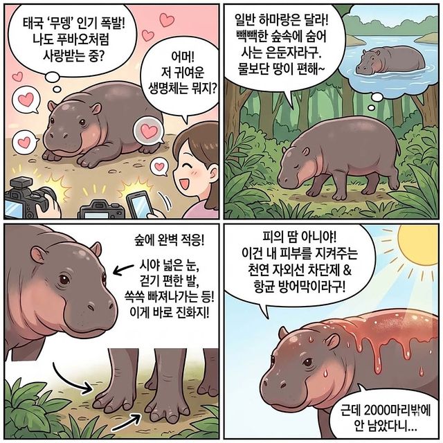 4컷 만화. / 위키푸디