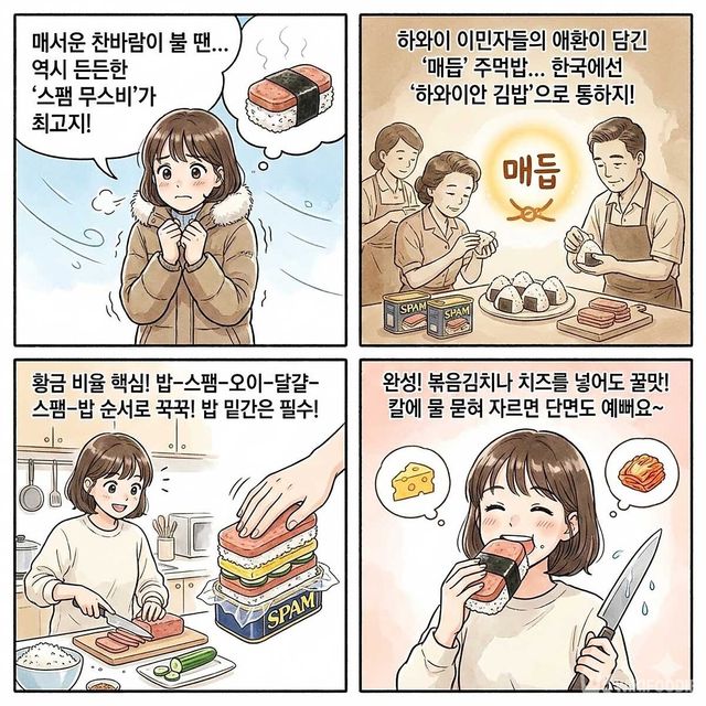 4컷 만화. / 위키푸디