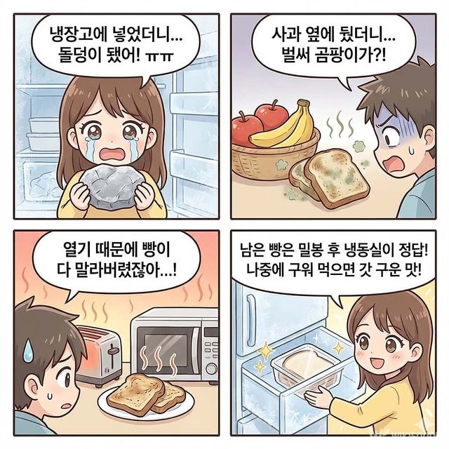4컷 만화. / 위키푸디