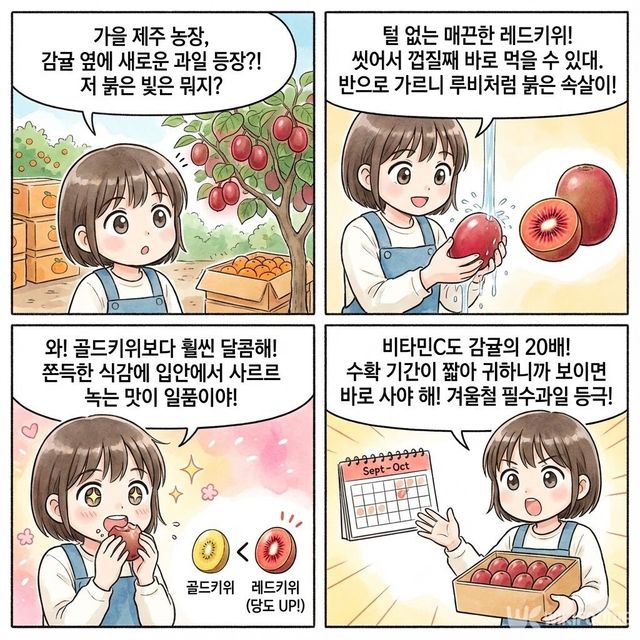 4컷 만화. / 위키푸디