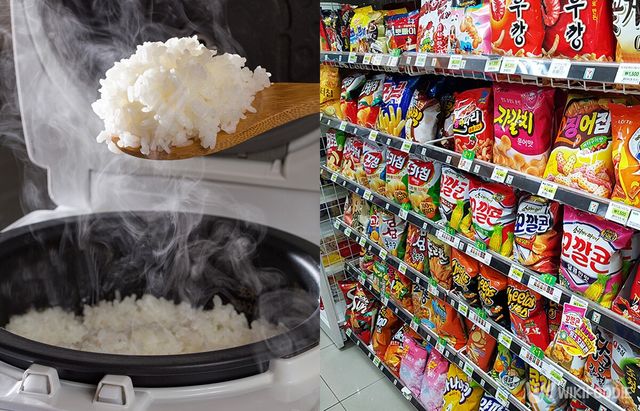 밥과 스낵 자료사진. / HikoPhotography,icosha-shutterstock.com