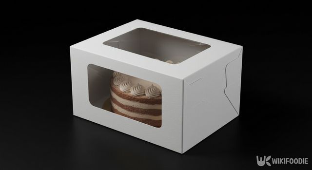 기사의 이해를 돕기 위한 이미지. 케이크 상자. / 위키푸디