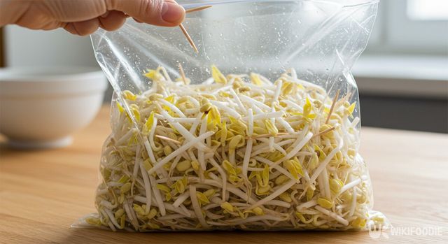 콩나물 보관 자료사진. / 위키푸디