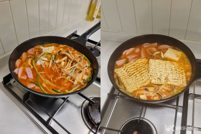 직접 구매한 부대찌개. / 위키푸디