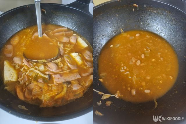 직접 구매한 부대찌개. / 위키푸디