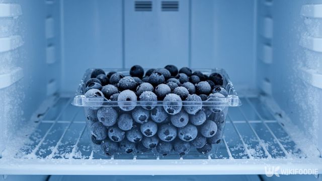 냉동실에 보관 중인 블루베리. / 위키푸디