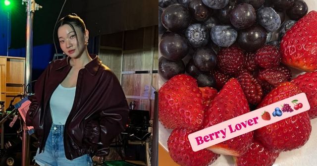 모델 겸 배우 장윤주(44)가 평소 먹고 있는 과일들을 공개했다. / 장윤주 인스타그램 갈무리