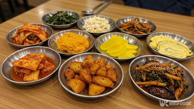 식당 반찬 참고용 사진. / 위키푸디