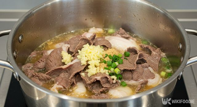 ​15분 차돌박이 갈비탕 자료사진. / 위키푸디