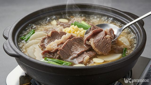 15분 차돌박이 갈비탕 자료사진. / 위키푸디