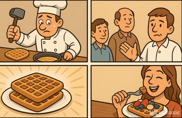 위키푸디 4컷 웹툰.