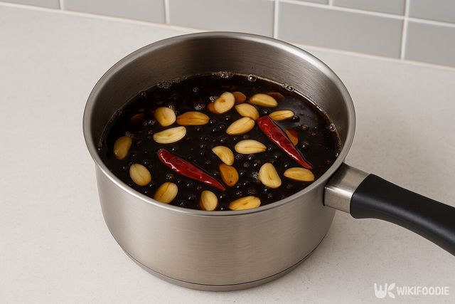 산마늘 장아찌 레시피 참고사진. / 위키푸디