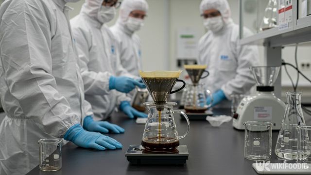 커피 연구 자료사진. / 위키푸디