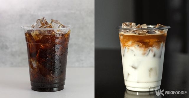 (왼쪽) 아이스 아메리카노, (오른쪽) 아이스 라떼. / SrideeStudio, pariwat pannium-shutterstock