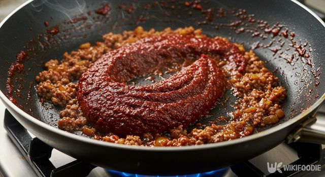 고추장볶음을 만드는 모습. / 위키푸디