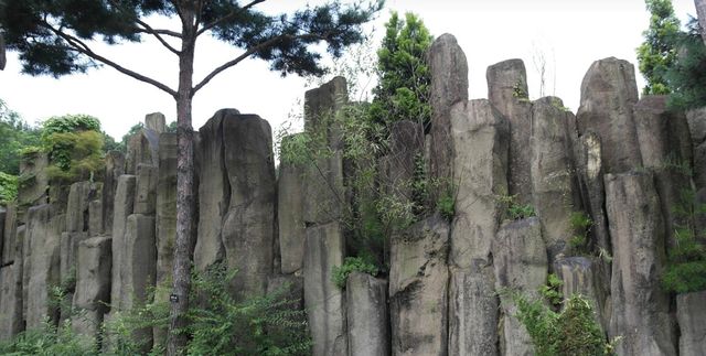 무릉도원수목원 내 기암절벽. / 부천시 블로그