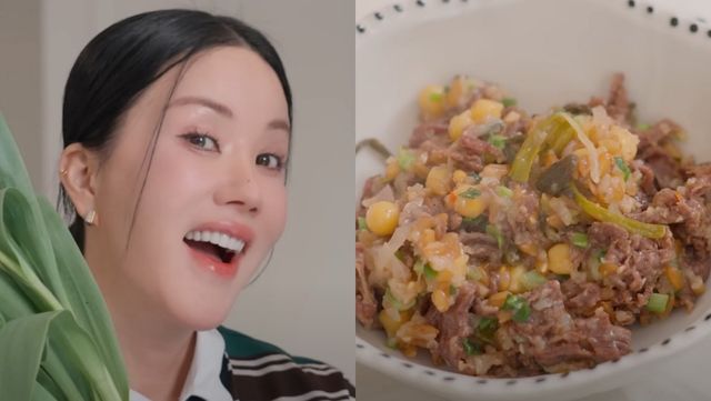 가수 겸 배우 엄정화(55)가 솥밥 레시피를 공개했다. / 유튜브 채널 'Umaizing 엄정화TV'