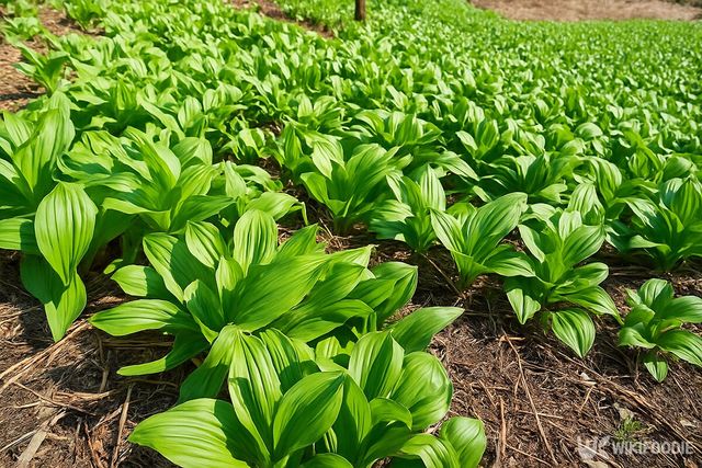 울릉도 명이나물 참고사진. / 위키푸디