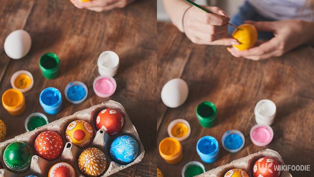 색칠하고 있는 계란의 모습. / ivan_kislitsin-shutterstock.com