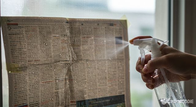 방충망 청소 자료사진. / 위키푸디