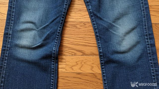 무릎 나온 청바지 자료 사진. / 위키푸디