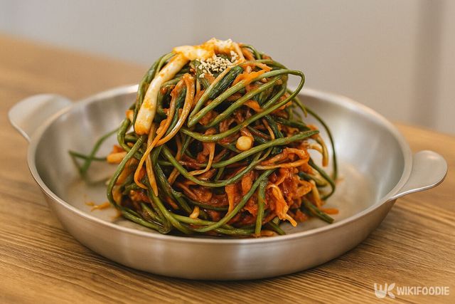 씀바귀 달래김치. / 위키푸디