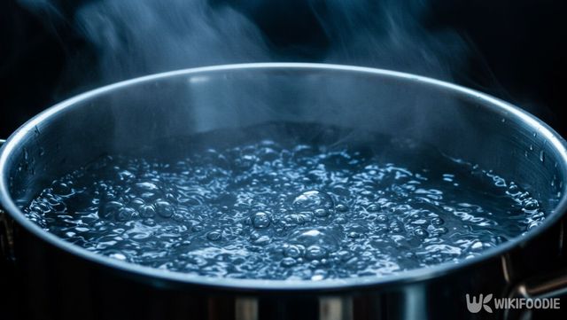 물이 끓고 있는 모습. / 위키푸디