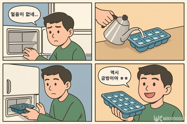 위키푸디 4컷 만화.