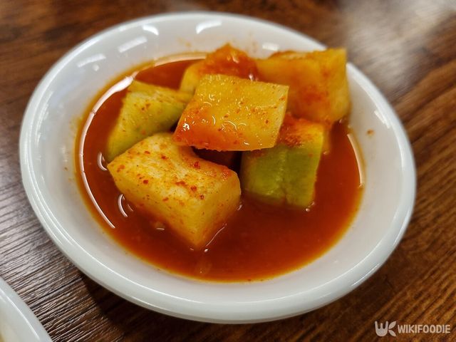 부벽루 깍두기 자료사진. / 위키푸디