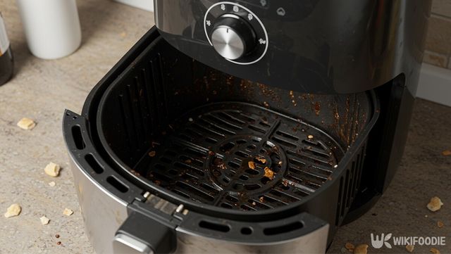 세척하지 않은 에어프라이어 자료사진. / 위키푸디