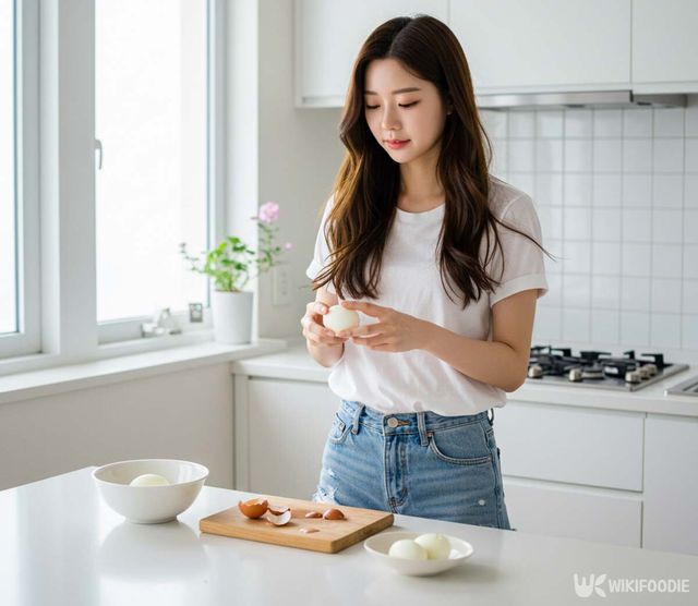 달걀을 삶기보다 찌는 것이 최근 주목받는 조리법이다. AI 툴로 제작한 이미지.