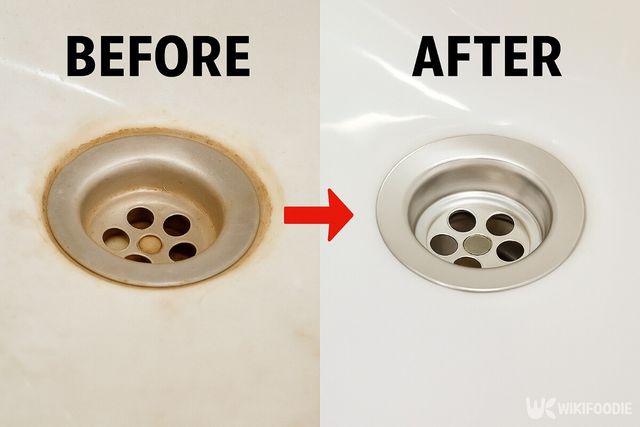 세면대 얼룩 청소 전후 사진. / Vershinin89-shutterstock.com