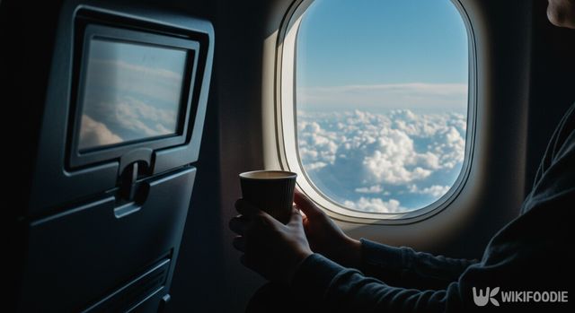 비행기 커피 자료사진. / 위키푸디