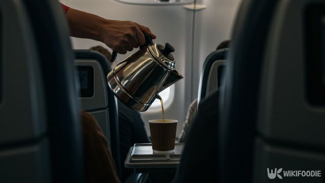 비행기 커피 자료사진. / 위키푸디
